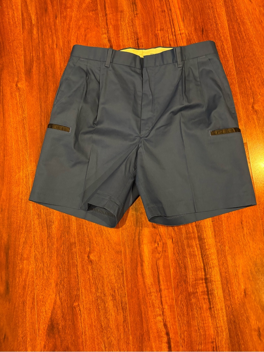 Men's Flat Front Performance Shorts - Navy